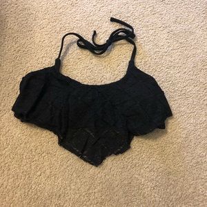 Black bikini top